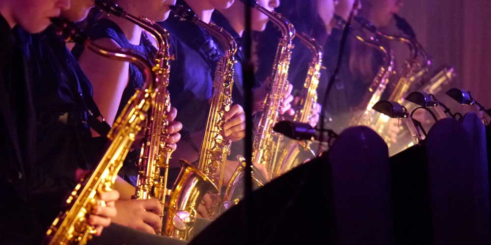 Saxophon-Section des COMBO